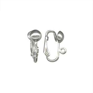 Clip On Earring Wire (25 pairs/package) - Surgical Steel