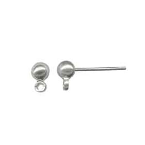 Ear Post (25 pairs/package) - Surgical Steel Ear Wire